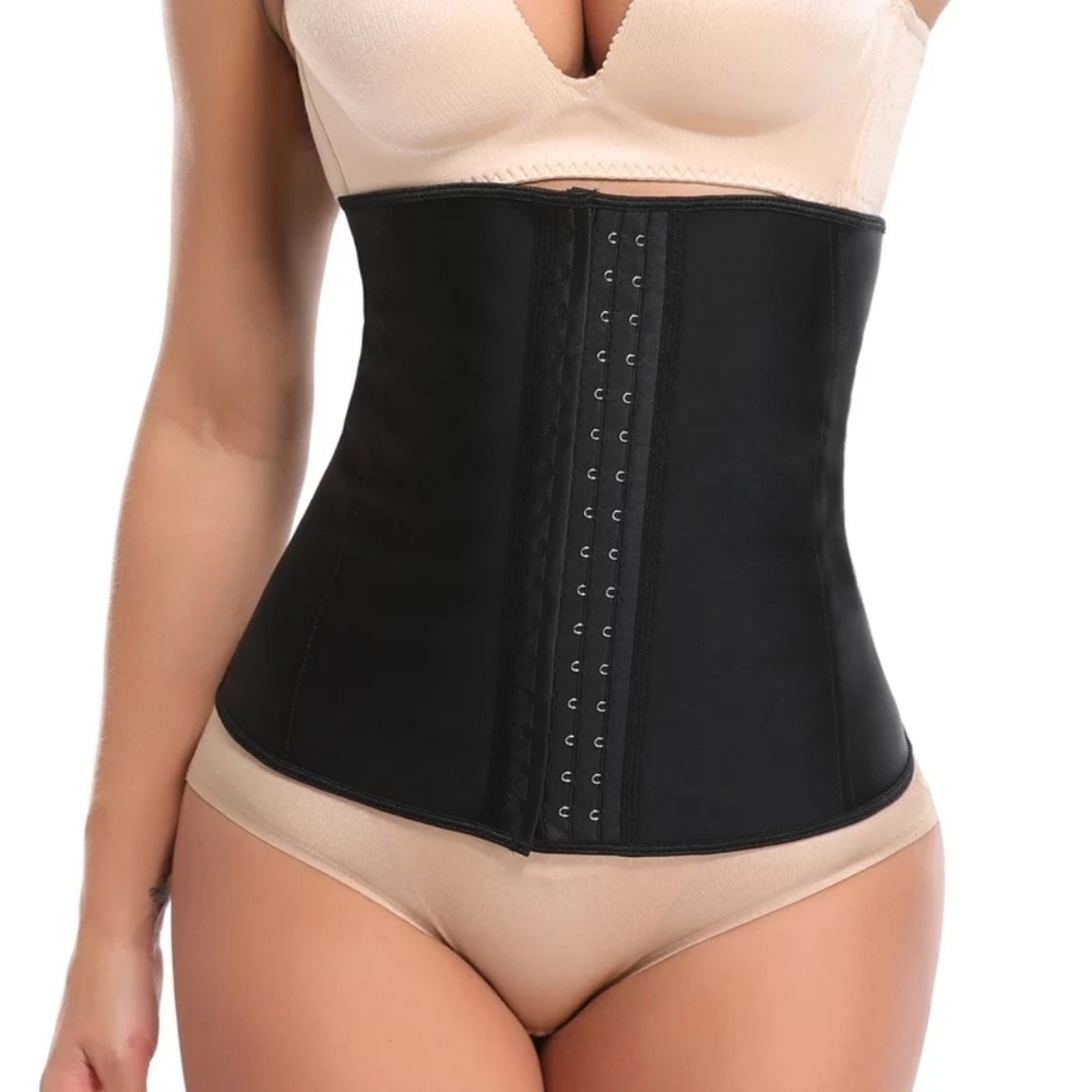 9 steel bones Trainer Waist Latex corset
